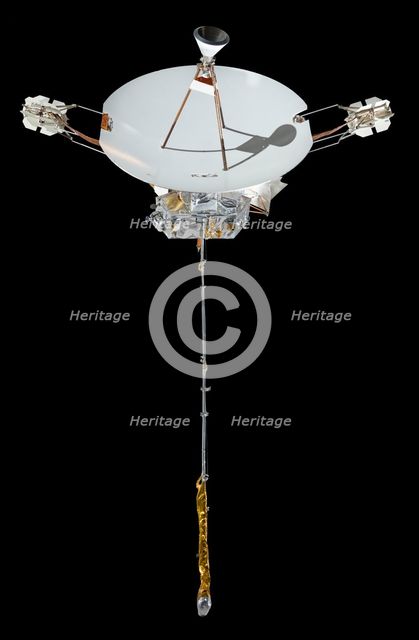 Pioneer 10 / 11, reconstructed full-scale mock-up, 1972. Creator: TRW Space & Technology Group.