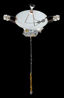 Pioneer 10 / 11, reconstructed full-scale mock-up, 1972. Creator: TRW Space & Technology Group