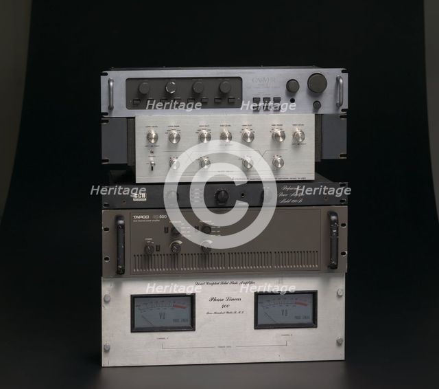 Pioneer Electronic Crossover SF-850 for DJ setup, ca. 1970. Creator: Pioneer.