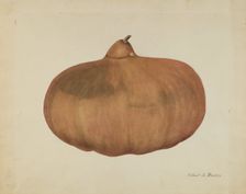 Pioneer Salt Gourd, 1935/1942. Creator: Elbert S. Mowery