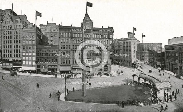 Pioneer Square, Seattle, Washington, USA, 1911. Artist: Unknown