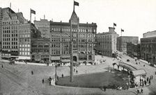 Pioneer Square, Seattle, Washington, USA, 1911
