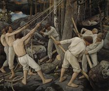 Pioneers in Karelia, 1900. Creator: Pekka Halonen