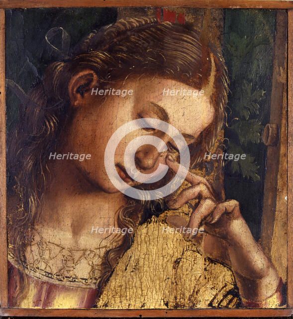 Pious woman weeping, 1504-1505. Creator: Signorelli, Luca (ca 1441-1523).