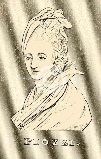 'Piozzi', (1741-1821), 1830. Creator: Unknown.