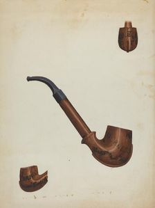 Pipe, c. 1936. Creator: Mabel Ritter
