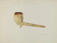 Pipe, c. 1937. Creator: Lloyd Charles Lemcke