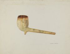 Pipe, c. 1937. Creator: Lloyd Charles Lemcke