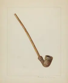 Pipe, c. 1938. Creator: Manuel G. Runyan