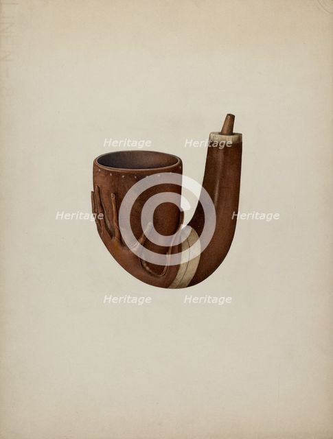 Pipe, c. 1939. Creator: Malcolm Hackney.