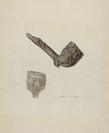 Pipe, c. 1939. Creator: Robert Clark