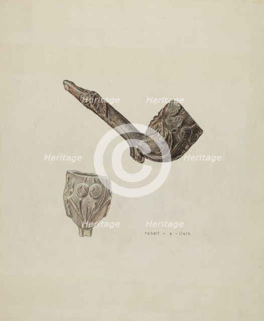 Pipe, c. 1939. Creator: Robert Clark.