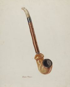 Pipe, c. 1940. Creator: John Hall