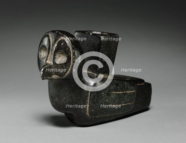 Pipe in the Form of an Owl, 100-600. Creator: Unknown.