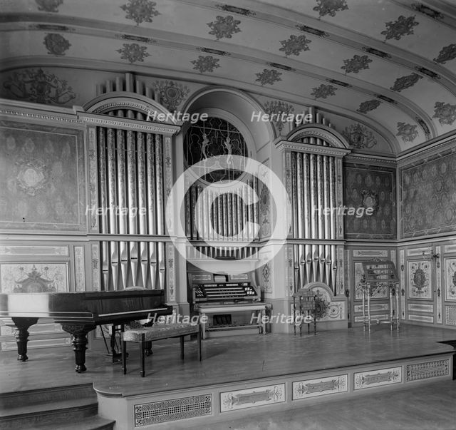 Pipe Organ at The Mexican Embassy, Washington, D.C., between 1910 and 1920. Creator: Harris & Ewing.