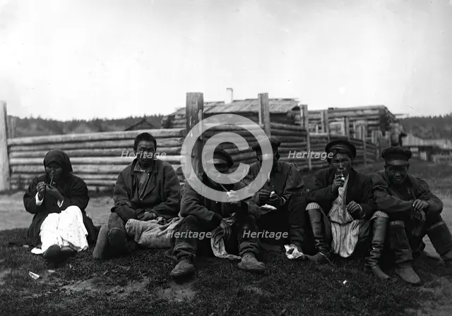 Pipe Smoking, 1890. Creator: Unknown.