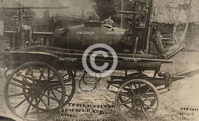 Pipeline barrel stroke, early 20th century. Creator: Unknown.