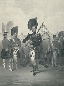 Piper, 42nd Royal Highlanders c19th century, (1909)