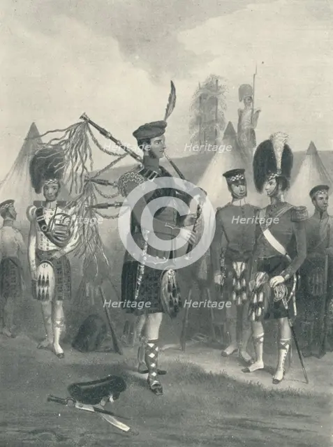 'Piper, 93rd Sutherland Highlanders', c19th century (1909). Artist: Unknown.
