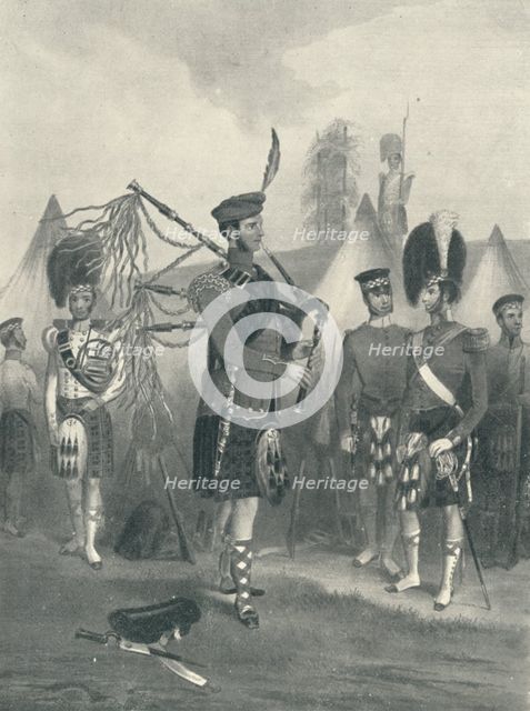 'Piper, 93rd Sutherland Highlanders', c19th century (1909). Artist: Unknown.
