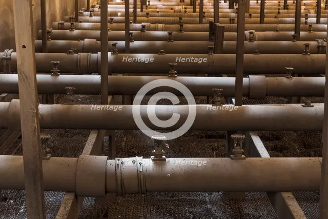 Pipework, Ferrybridge C Power Station, West Yorkshire, 2018. Creator: Steven Baker.
