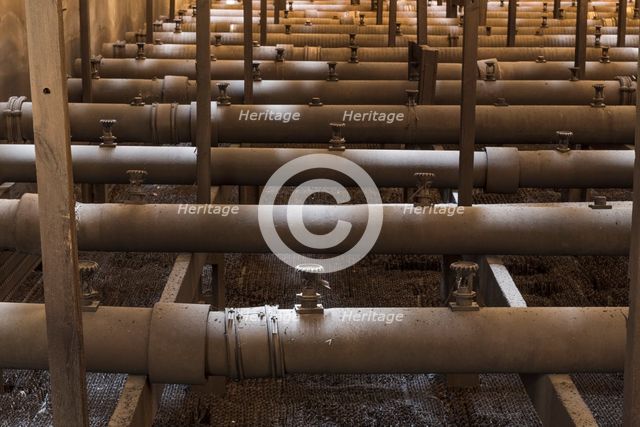 Pipework, Ferrybridge C Power Station, West Yorkshire, 2018. Creator: Steven Baker.