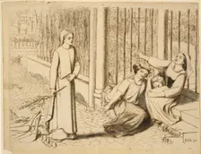 Pippa Passes, 1854. Artist: Elizabeth Siddal