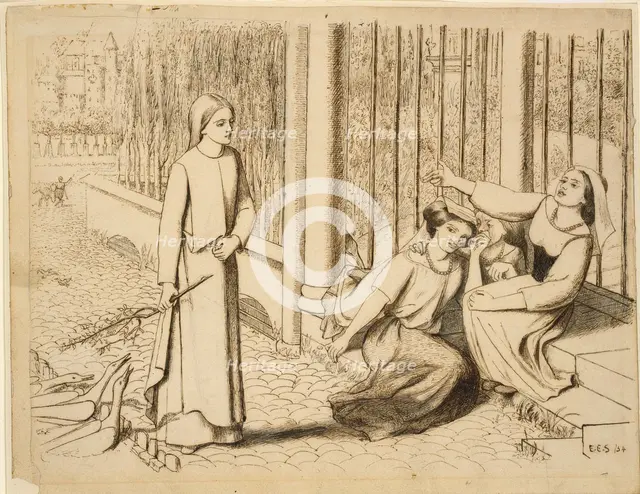 Pippa Passes, 1854. Artist: Elizabeth Siddal.