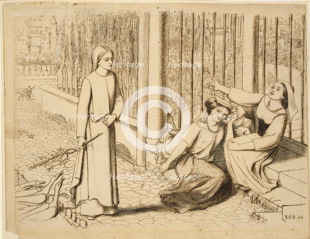 Pippa Passes, 1854. Artist: Elizabeth Siddal.