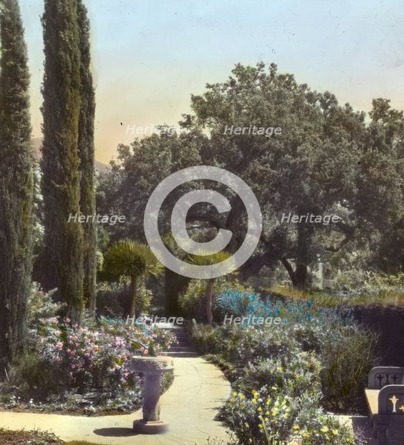 "Piranhurst," Henry Ernest Bothin house, 371 Cold Spring Road, Montecito, California, 1917. Creator: Frances Benjamin Johnston.