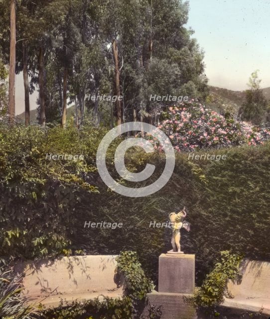 "Piranhurst," Henry Ernest Bothin house, 371 Cold Spring Road, Montecito, California, 1917. Creator: Frances Benjamin Johnston.