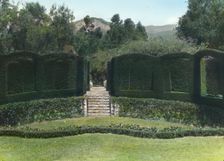 "Piranhurst," Henry Ernest Bothin house, 371 Cold Spring Road, Montecito, California., 1917. Creator: Frances Benjamin Johnston