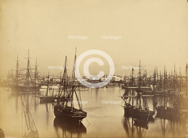 Piraeus, Greece, about 1865-1875. Creator: Unknown.