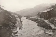 Pirahy Diversion: View down-stream from outlet of tunnel 1914