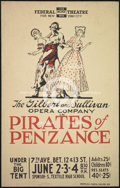 Pirates of Penzance, [193-]. Creator: Unknown.