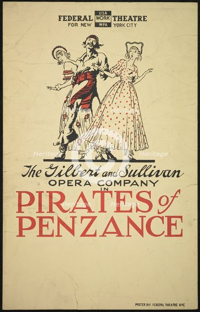 Pirates of Penzance, New York, [1930s]. Creator: Unknown.