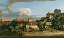Pirna: The Obertor from the South, mid-1750s. Creator: Bernardo Bellotto