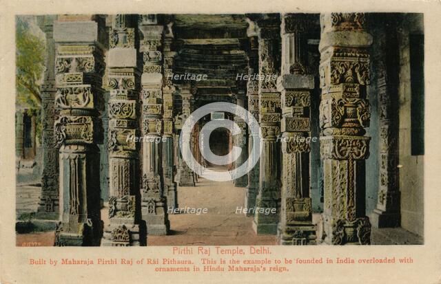 'Pirthi Raj Temple, Delhi', c1900. Artist: Unknown.