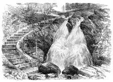 Pisciculture - ponds at home and abroad: salmon-stairs, 1862. Creator: Unknown