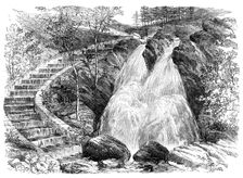 Pisciculture - ponds at home and abroad: salmon-stairs, 1862. Creator: Unknown