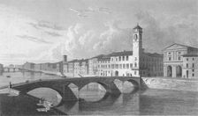Pisa 1818. Artist: Charles Theodosius Heath