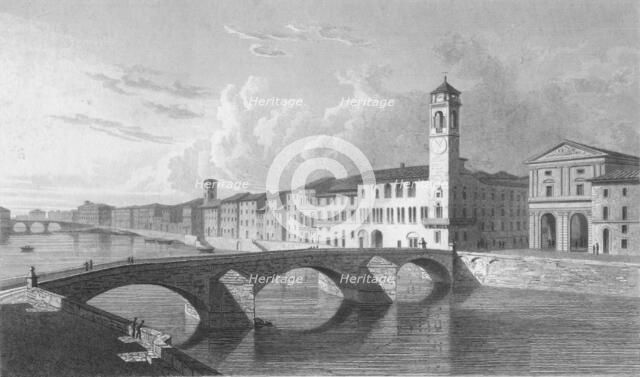 'Pisa', 1818.  Artist: Charles Theodosius Heath.
