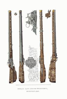Pishchal of Tsar Alexei Mikhailovich. From the Antiquities of the Russian State, 1849-1853. Creator: Solntsev, Fyodor Grigoryevich (1801-1892)