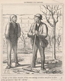 Pisque ca vous amuse ..., 19th century. Creator: Honore Daumier