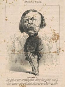 P.J. David D'Angers, 19th century. Creator: Honore Daumier