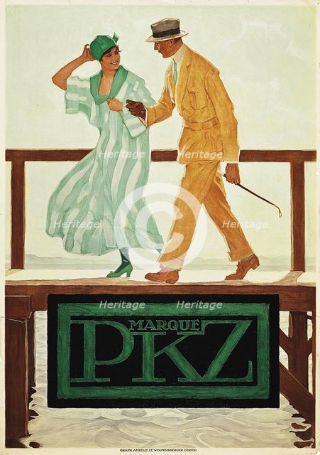PKZ, 1918. Creator: Wennerberg, Brynolf (1866-1950).