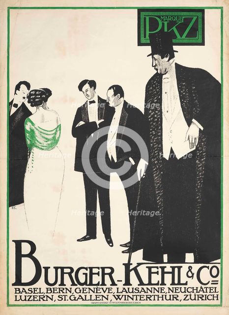PKZ Burger-Kehl & Co., 1912.