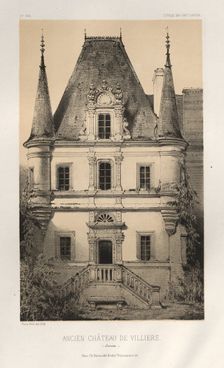 ...Pl. 1, Ancien Chateau de Villiers (Somme), 1860. Creator: Victor Petit (French, 1817-1874)