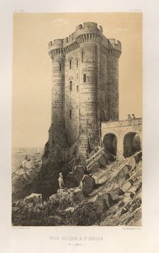 ...Pl.13, Tour Solidor a St. Servan (Ille-et-Vilaine), 1860. Creator: Victor Petit (French, 1817-1874)