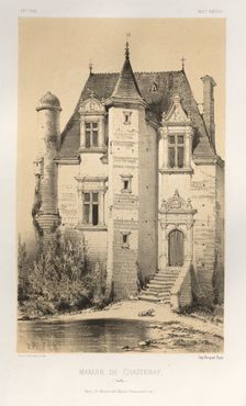 ...Pl.15, Manoir De Chastenay (Sarthe), 1860. Creator: Victor Petit (French, 1817-1874)